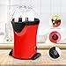 SIMBR Popcorn Popper, Hot Air Popcorn Maker with Measuring Spoon and Transparent Lid, 1200W Electric Popcorn Machine for your family