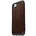 OTTERBOX STRADA SERIES Case for iPhone SE (2nd gen - 2020) and iPhone 8/7 (NOT PLUS) - Retail Packaging - ESPRESSO (DARK BROWN/WORN BROWN LEATHER)