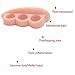 Duorui 2 Pairs Gel Hammer Toe Pads, Hammer Toe Cushion, Overlapping Toes, Toe Straightener, Pain Relief for Curled Toe … (Beige)