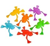 Plastic Jumping Frogs - 144 Piece Pack Frog Jump Game - Frog Jumping Toy - Makes Great Carnival Prizes, Party Favors, Easter Egg Fillers, Goody Loot Bag, Toy Pinata Filler - Leaping Frogs