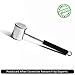 K BASIX Meat Tenderizer Hammer Tool, Rust Proof Meat Hammer, Heavy Duty Meat Pounder, Comfort Grip Handle, Dual Sided Meat Mallet for Flatten & Pound Beef Veal Lamb Chicken Steak, Dishwasher Safe