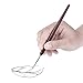 eBoot 6 Pieces Detail Paint Brush Set Miniature Brushes for Watercolor and Acrylic Painting (Wine Red)
