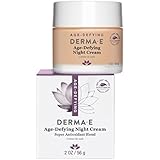 DERMA E Age-Defying Antioxidant Night Cream with Astaxanthin and Pycnogenol, 2 Oz