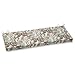 Pillow Perfect Paisley Indoor/Outdoor Sofa Setee Bench Swing Cushion with Ties, Weather, and Fade Resistant, 18