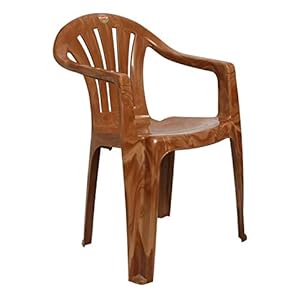 Cello Capri Arm Chair (Sandalwood Brown, Set of 6)
