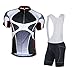 Sponeed Cycling Jersey Bibs Shorts Men Cycle Shirt Bicycle Uniform Bib Pants