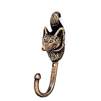 Living Explorers Fox Brass Hook Small (Single Unit)