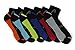 Head 6-Pack Men's Sport Quarter Socks, Black, Shoe Size 6-12