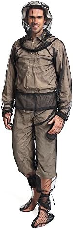 Hikingworld Lightweight Anti-Mosquito Suit ,Portable No-See-Um Bugwear 4 Pieces X-Large