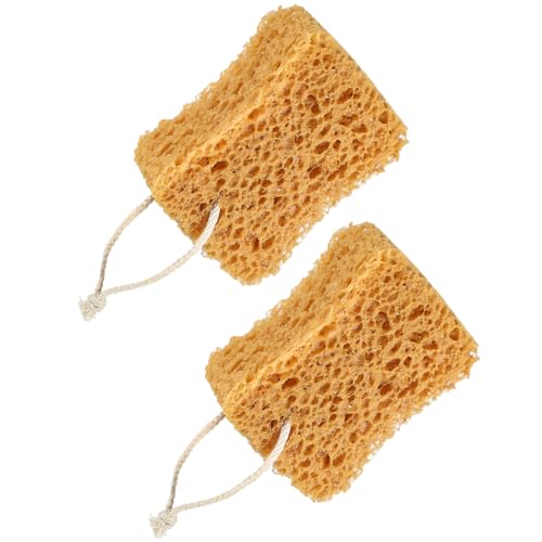 Bath Sponge, 2 Pcs Large Bath Sponges for Shower Soft Loofah Exfoliating Body Sponge for Women Men Home Bathroom Face Body Washing Bathing Deep Cleansing