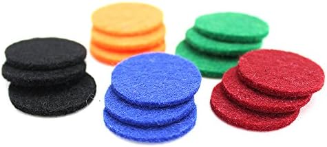 AromaRain 15-Count Premium 24mm Essential Oil Replacement and Refill Pads For Diffuser Jewelry and Aromatherapy Oils