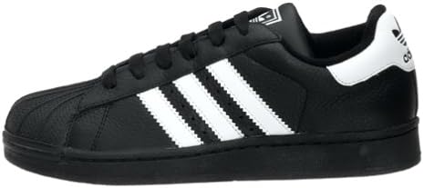 black adidas superstar size 2