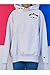 Coli&Tori Women's Fashion Letter&Rose Embroidery Drawstring Hoodie Sweatshirt