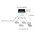 Dualcomm 1-to-3 10/100/1000Base-T Ethernet Regeneration Network Tap