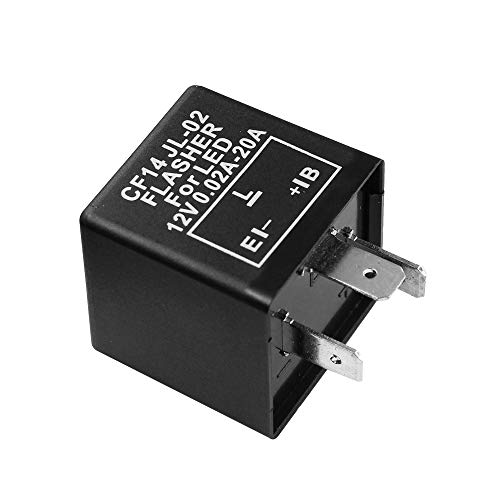 HUIQIAODS 3Pin CF14 JL-02 EP35 Electronic LED Flasher Relay For LED Hyper Fast Blink for Turn Signal Light Bulbs - Thumbnail 6