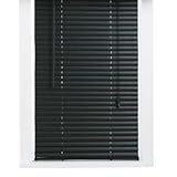 Vinyl 1 Inch Mini Blind- Black 34x64