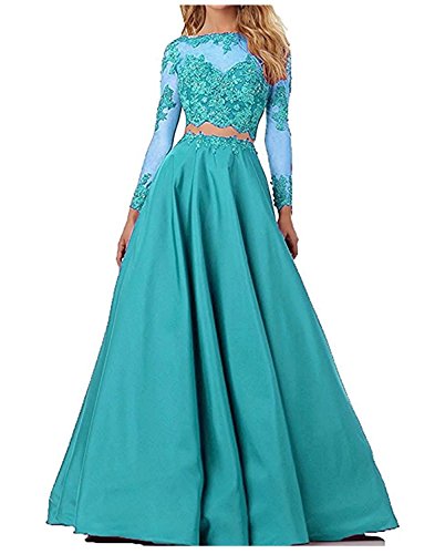 Udresses Long Lace Homecoming Dresses Two Pieces Beaded Prom Party |  Desertcart Botswana