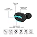 Bluetooth Earbuds Bluetooth Headphones Wireless Earbuds Wireless Headphones Bluetooth Headset Mini Earbuds 4.1 Stereo Earphone Sport Headsets for All Bluetooth Devices (Black, 1 PCS)