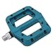 FOOKER MTB Pedals Mountain Bike Pedals 3 Bearing Non-Slip Lightweight Nylon Fiber Bicycle Platform Pedals for BMX MTB 9/16