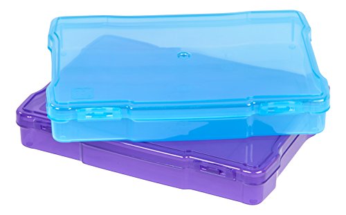 IRIS5 x 7 Inch Photo and Embellishment Craft Case, 10 Pack, Assorted Colors