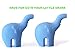 Straw Holders (Elephant - Set of 2) ♥ Dishwasher Safe & Reusable ♥ Fun Drink Markers for Parties ♥ Fits Most Cups, Glasses & Mugs