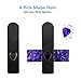 Asmuse DIY Guitar Pick Punch Premium Pick Maker with PVC Pick Holder Premium Celluloid Strips and Guitar Pick Sandpaper Plectrum Punch