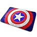 Duwamesva Doormat Soft Carpet Entrance Mat Stylish Captain America Design for Patio, Front Door, Bathroom, Balcony