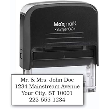 stamp maxmark warranty address inking return self line custom eddm ecrwss customer postal local