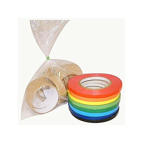 J.V. Converting BST-24/RD038180 JVCC BST-24 Bag Sealing Tape: 3/8 Inches x 180 Yard - Red - //medicalbooks.filipinodoctors.org