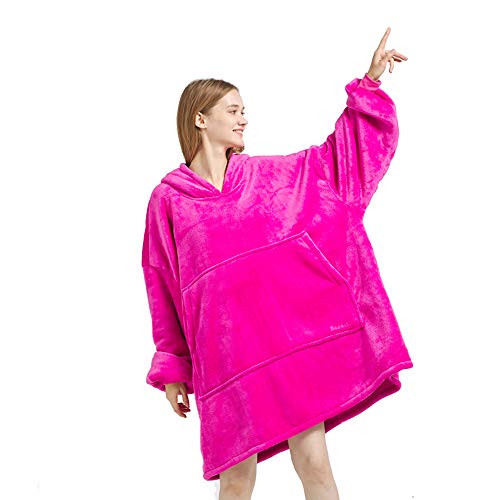 REDESS Blanket Sweatshirt Hoodie Oversized Sherpa Wearable Blanket