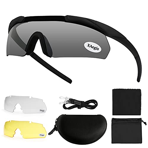 Xaegistac Shooting Glasses Eye Protection for Shooting Range,Tactical