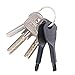 Keychain Screwdriver Set EDC Tool - Set of 2 Outdoor Pocket Mini Tool Pocket Screwdriver EDC Screwdriver Set Stainless Steel Screwdrivers Keychain with Flat and Phillips Head Screwdriver (Black)