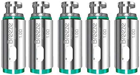 5pack Replacement C-o-i-l-s Heads for A-s-p-i-r-e B-r-e-e-z-e 1 (0.6ohm)