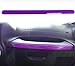 Opall Full Set Interior Decoration Trim Kit Steering Wheel & Center Console Air Outlet Trim, Door Handle Cover Inner for Jeep Wrangler JK JKU 2011-2018 2 Door& 4Door(Purple 12PCS)