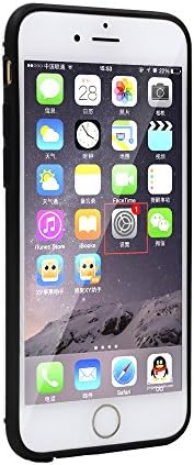 iPhone 6 case, Deligentier iPhone 6S case Clear Slim Fit Cover with Shock Absorbent TPU Hybrid Bumper Protection and anti-dust cover for Power &amp; Headphone Dock (Black/Clear)