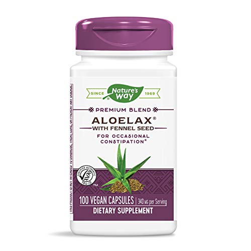 image for Nature's Way Aloelax with Fennel Seed for Occasional Constipation, 340