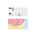 CICI&SISI 2018 Nail Art Acrylic Stamping Plates Set Candy Design Cute Patterns Manicure Print Image Plate,set of 4 (Sweety)
