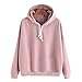 Girls’ Hoodie, Misaky Spring Fall Elegant Solid Color Long Sleeve Hooded Pullover Sweatshirt Blouse Topsthumb 1