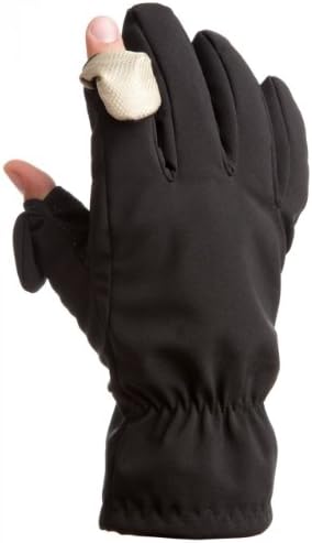 Freehands Men's Soft Shell Gloves Large Black