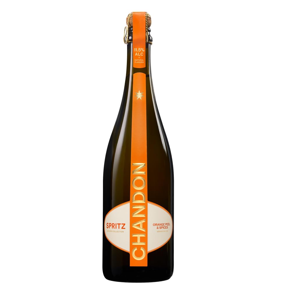 Chandon Spritz Orange Peel & Spices, 0,75L, 11.5% vol. | Neuer Look, gleicher Inhalt | Premium-Aperitif | Servierfertig | Auf Eis genießen | Design kann variieren