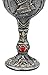 Ebros Heraldry Medieval Renaissance Royal Knight Suit of Armor Wine Goblet Chalice Decor Figurine 5 Ounces