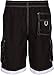 Sakkas Mens Contrast Stripes Skate Surf Board Short/Swim Trunks