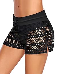 Bañador de ganchillo para dama con cordón