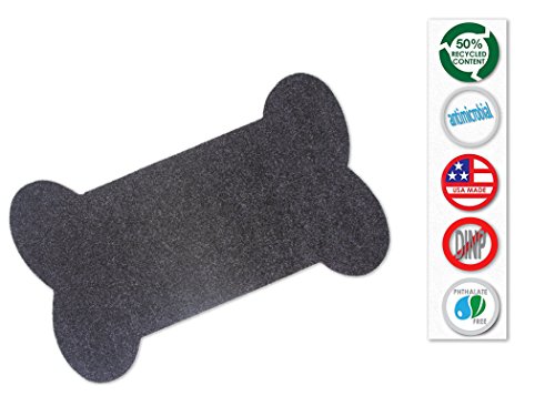 image for Resilia Feeding Mat for Dog Bowls - Protects Floors from Pet Food and 