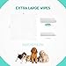 PETRIBE Large Pet Wipes, Grooming & Deodorizing Wipes for Dogs & Cats, Moist & Thick 100 Fresh Count, 100% Natural & Hypoallergenic Puppy Wipes