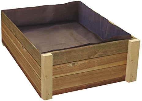 Flower 55072 55072-Huerto Urbano Lobelia, 80 l, Madera, 80x27x80 ...