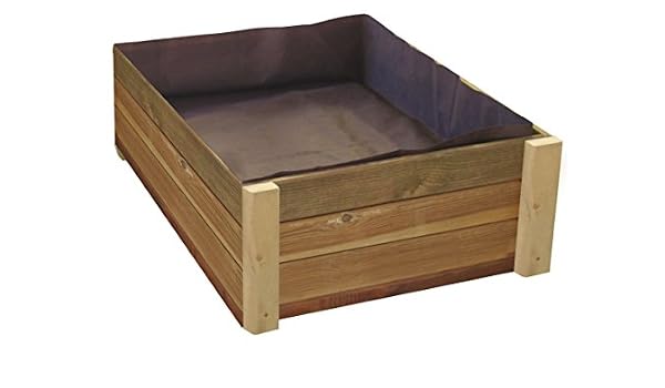 Flower 55072 55072-Huerto Urbano Lobelia, 80 l, Madera, 80x27x80 ...