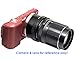Fotasy Copper Adjustable M42 Lens to E Mount Adapter, 42mm Screw Mount to E Mount, Compatible with Sony a7 a7R a7s II III IV a9 a7c Alpha 1 a6600 a6500 a6400 a6300 a6100 a6000 a5100 a5000 a3500 ZV-E10