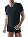 David Archy Men's 3 Pack Micro Modal & Bamboo Rayon & Supima Cotton Soft Comfy V-Neck and Deep V-Neck Undershirts