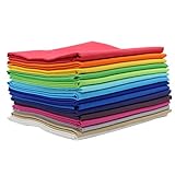 iNee Rainbow Fat Quarters Fabric Bundles, Quilting Sewing Precut Fabric, 18 x 22 inches